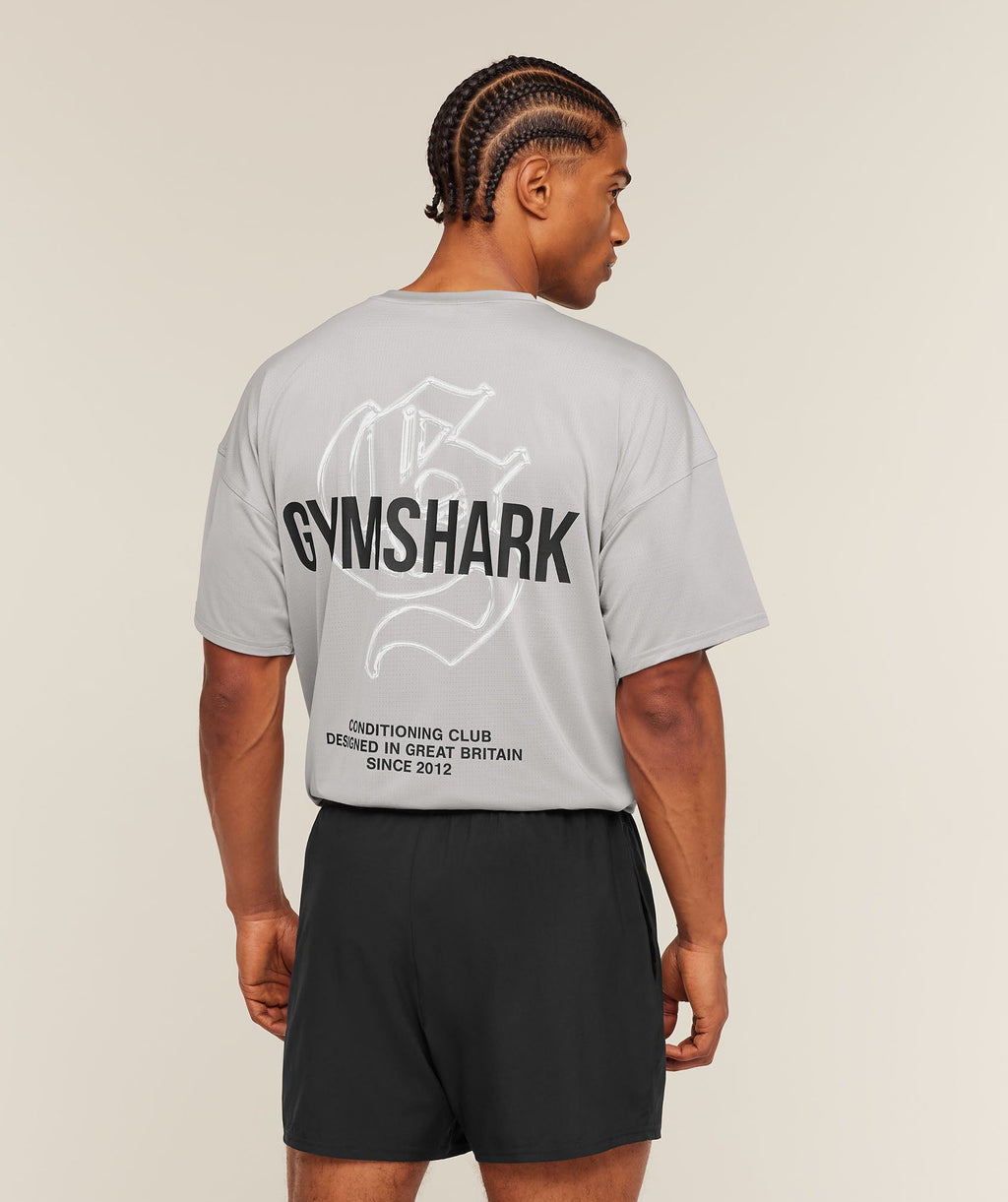 Chrome Graphic T-Shirt - Stratus Grey — imagem 1