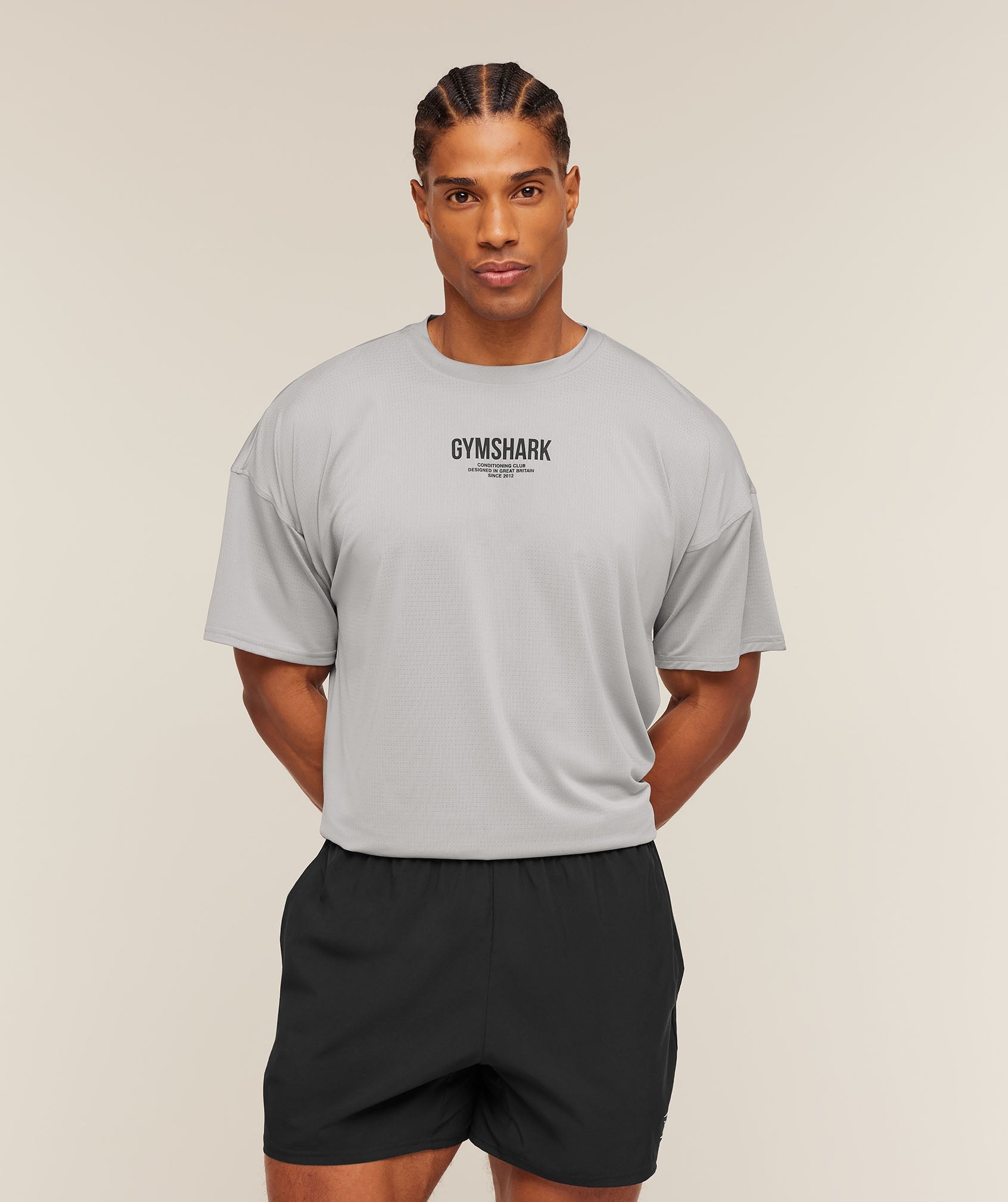 Chrome Graphic T-Shirt - Stratus Grey — imagem 2