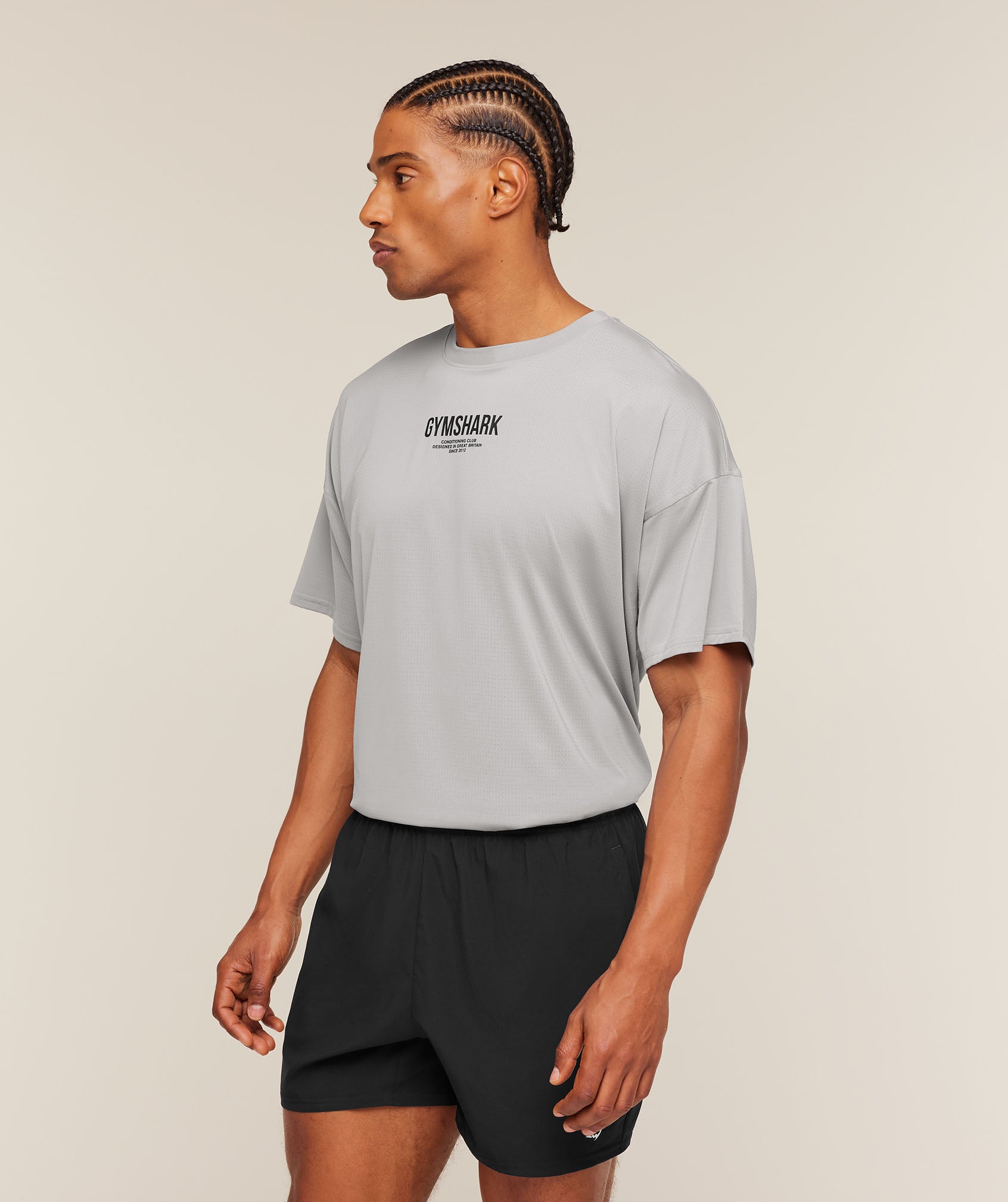 Chrome Graphic T-Shirt - Stratus Grey — imagem 3