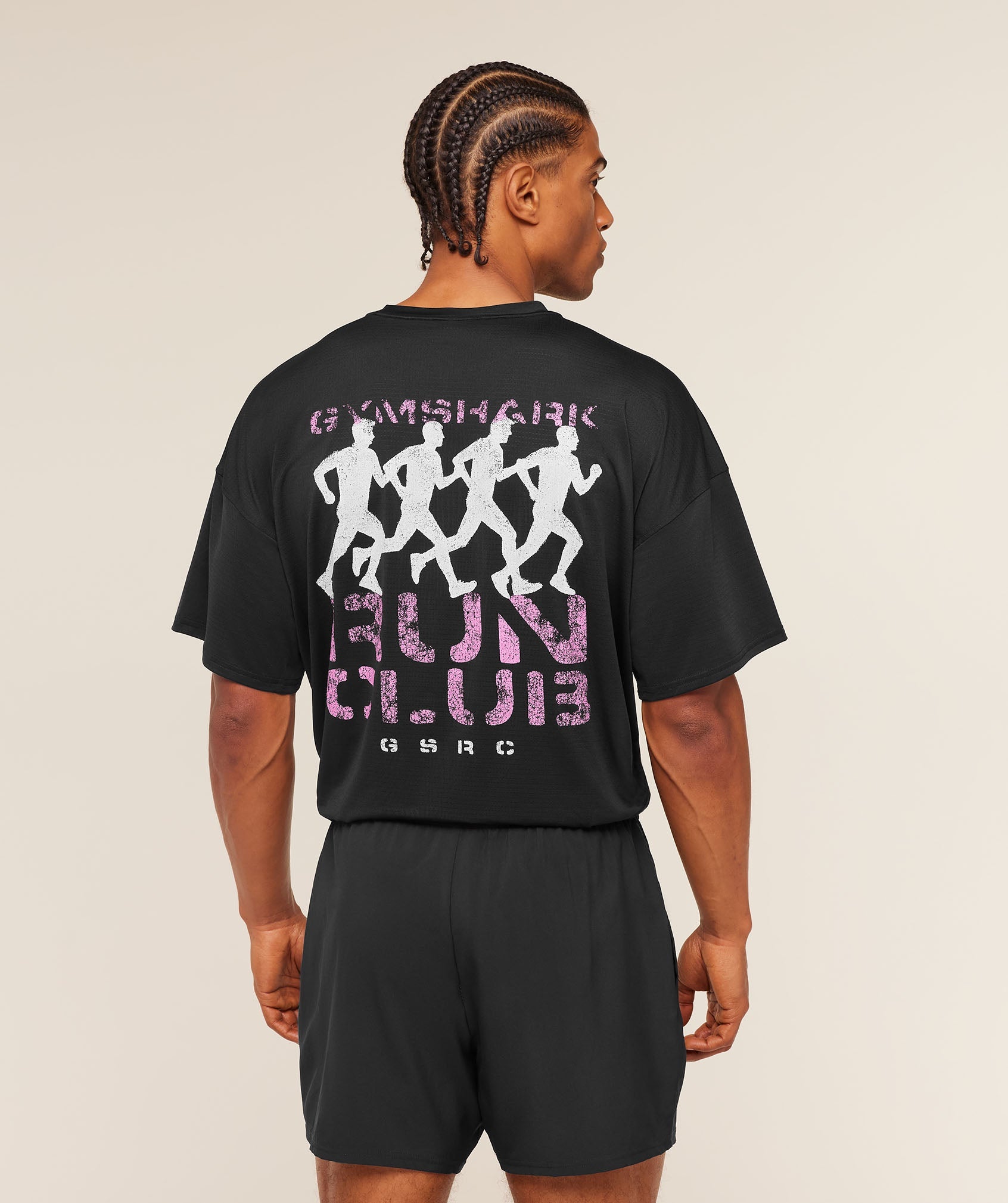 GSRC Stencil Graphic T-Shirt - Black — imagem 4