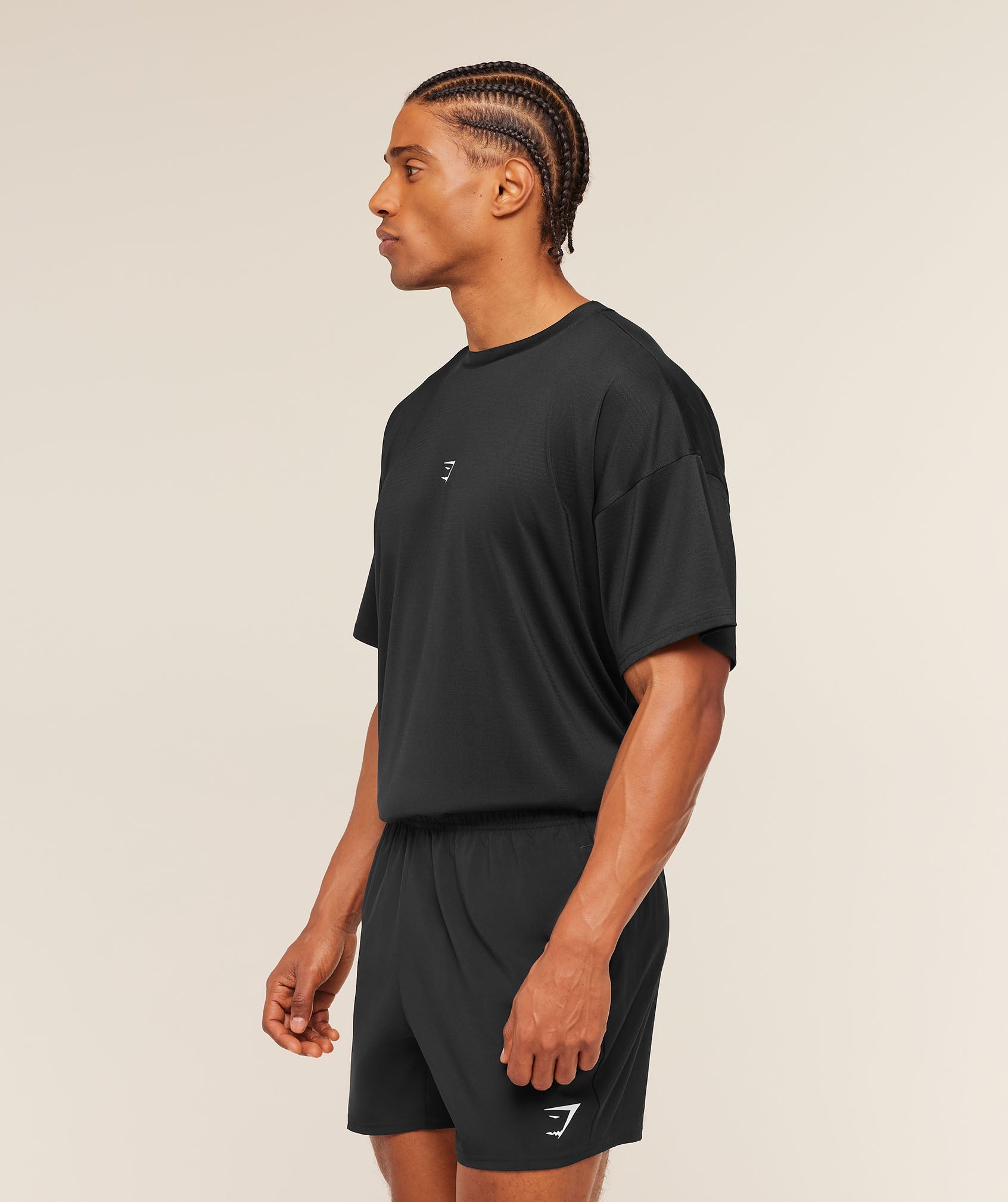 GSRC Stencil Graphic T-Shirt - Black — imagem 3