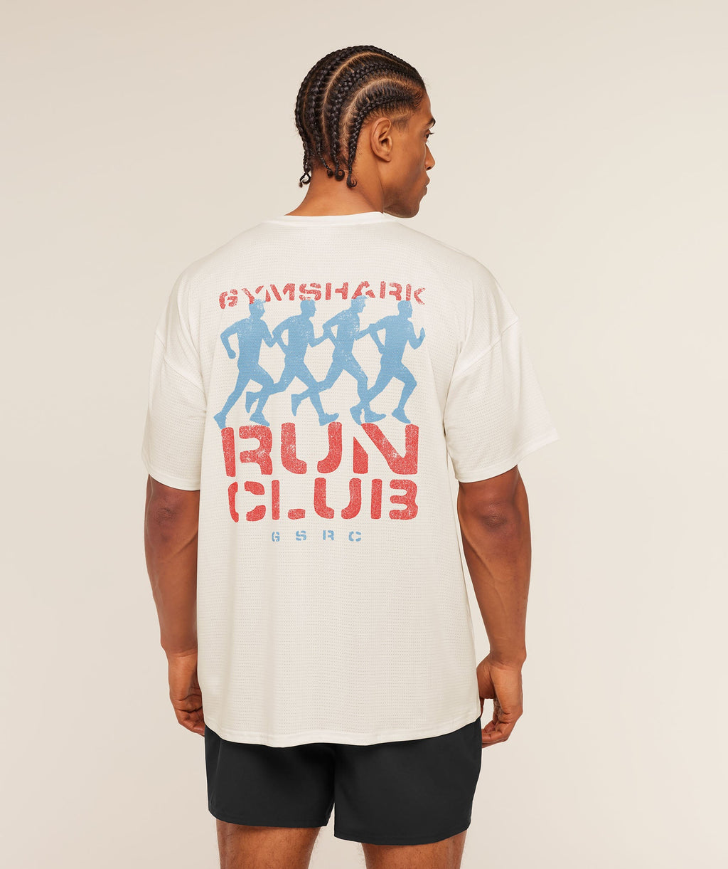 GSRC Stencil Graphic T-Shirt - Soft White — imagem 4