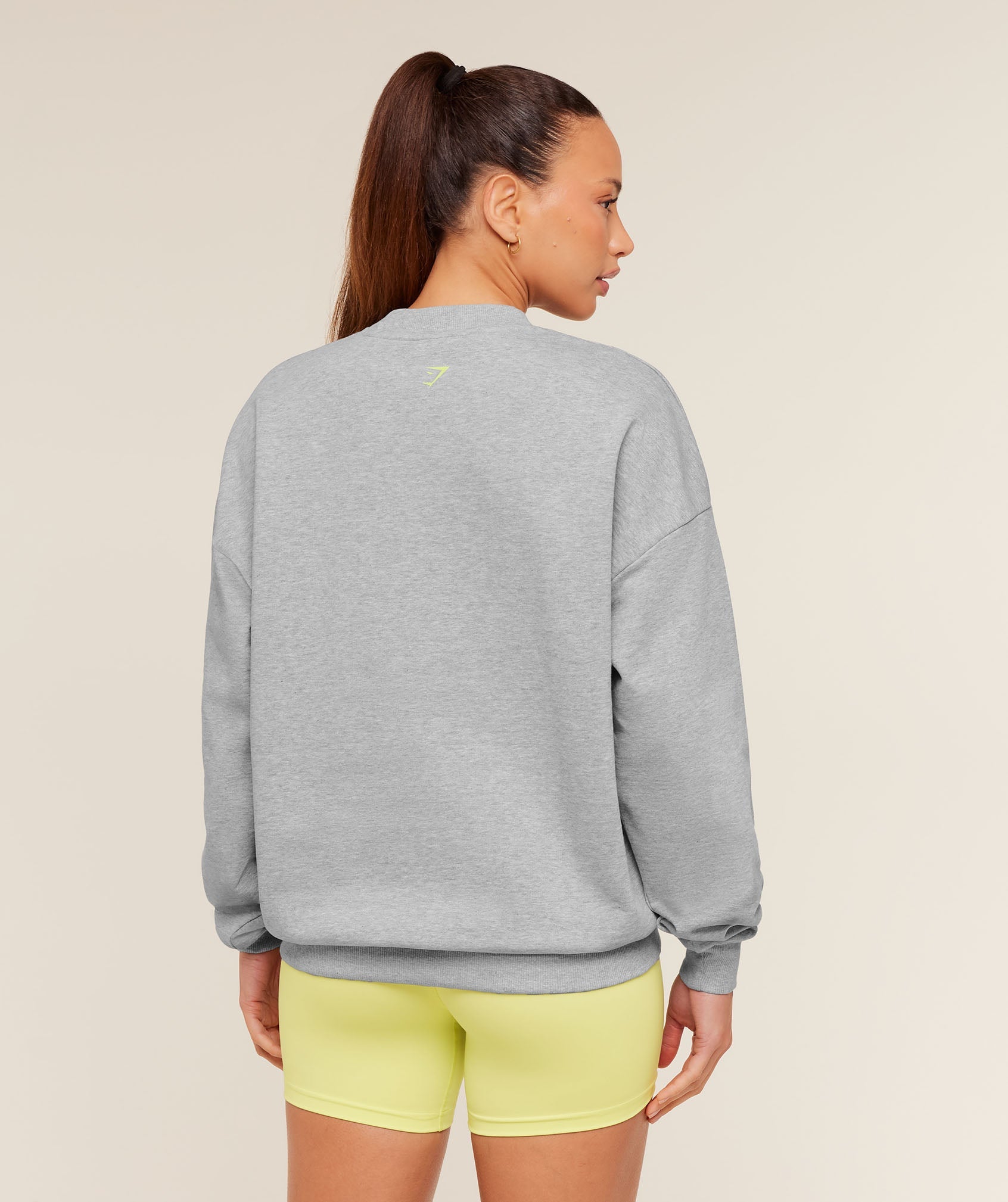 Glutey Calls Graphic Sweatshirt - Light Grey Core Marl — imagem 2