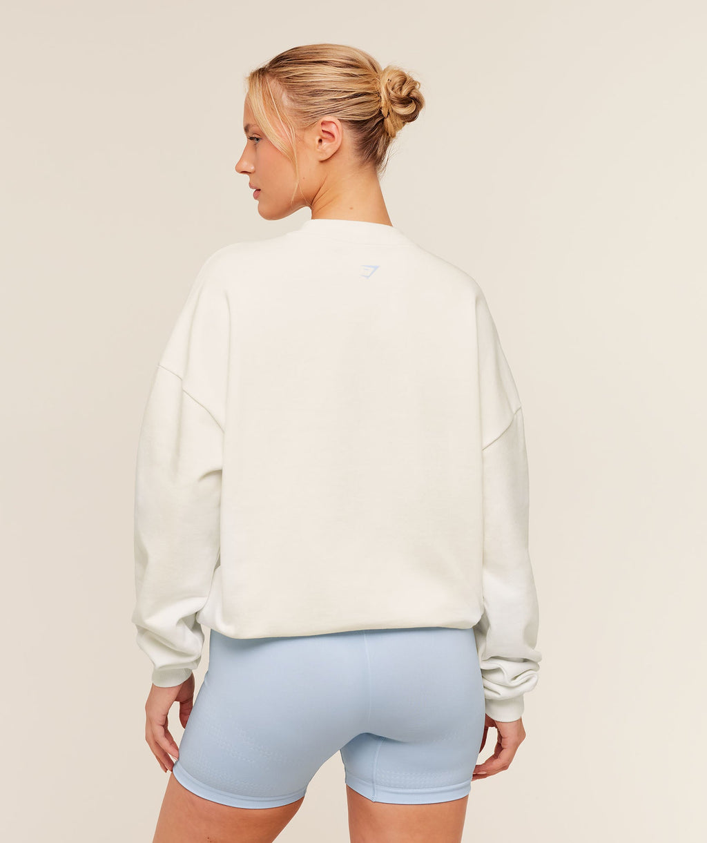 Lifestyle Club Graphic Sweatshirt - Soft White — imagem 2