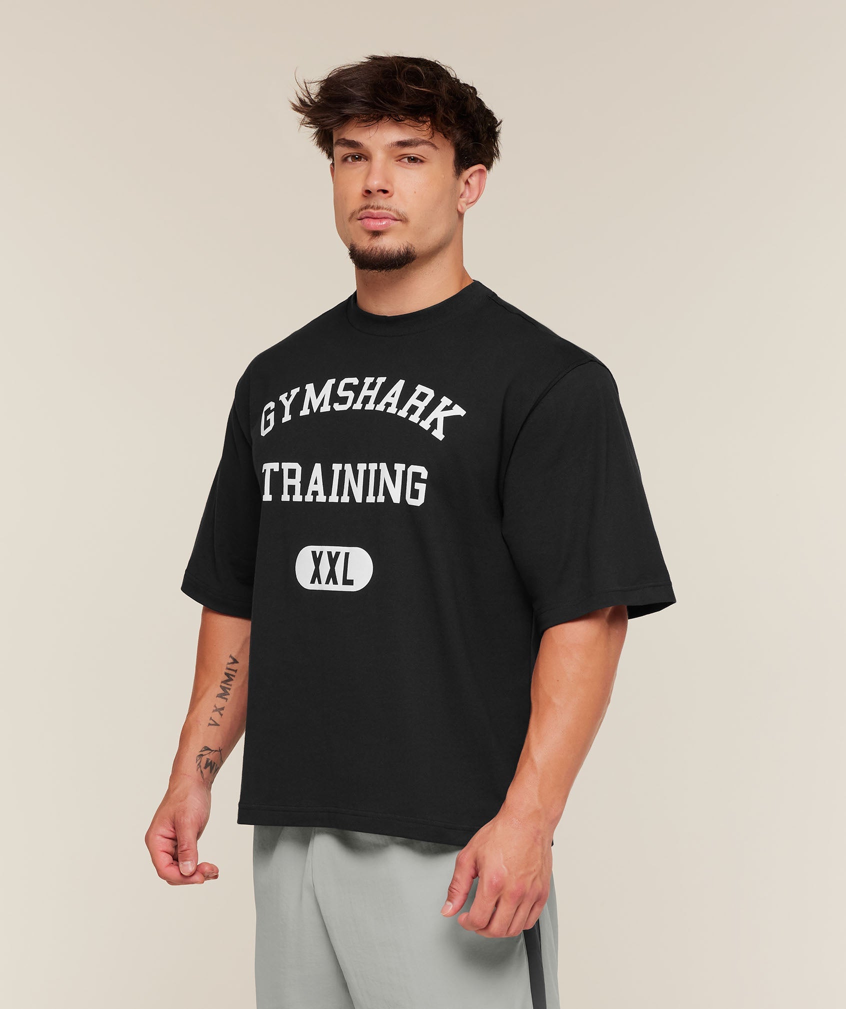 Gymshark Training Graphic T-Shirt - Black — imagem 3