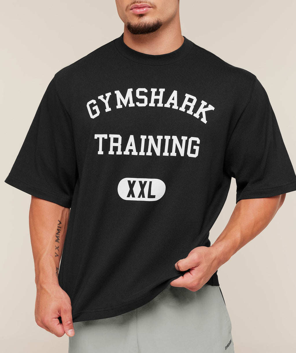 Gymshark Training Graphic T-Shirt - Black — imagem 5