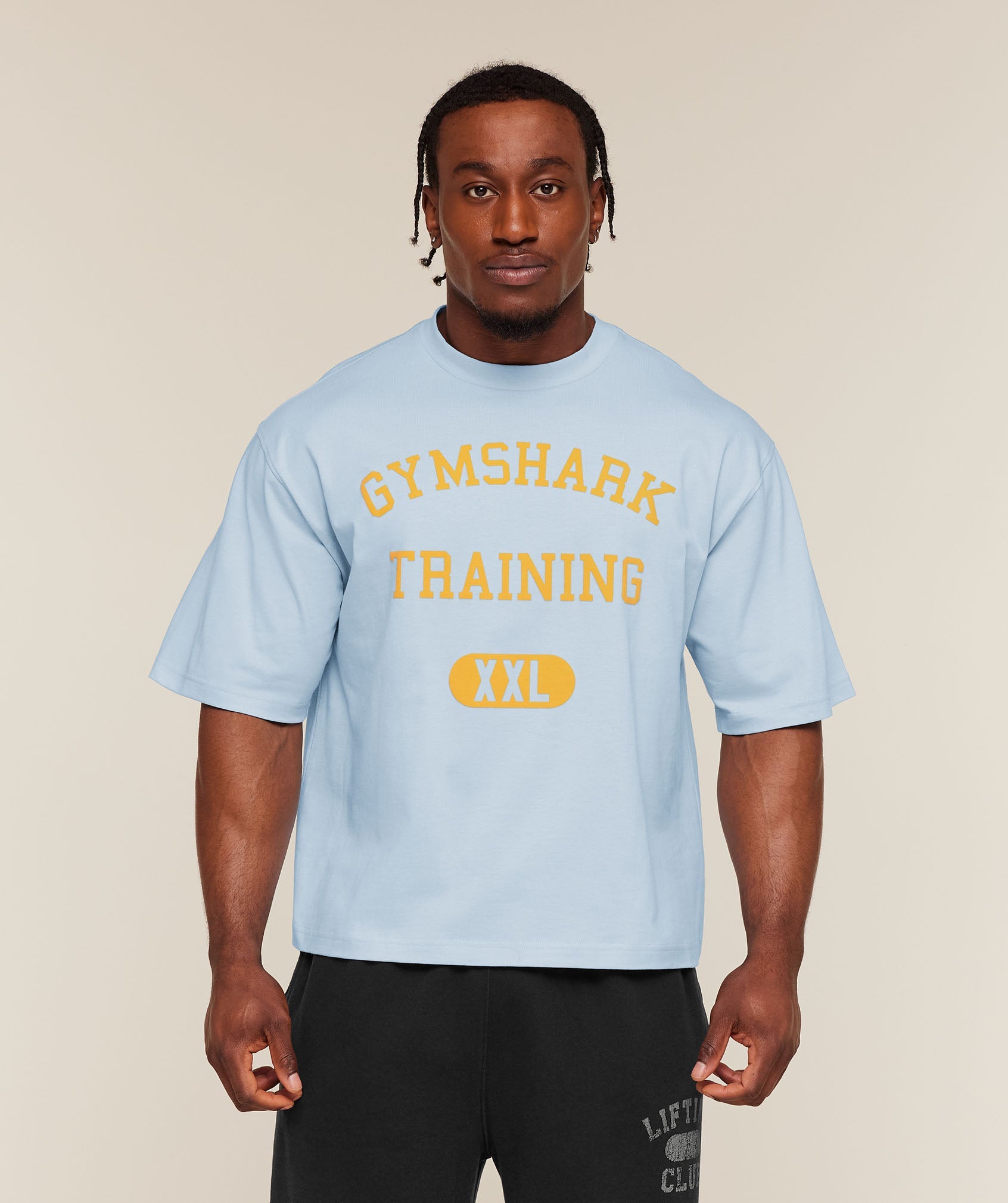 Gymshark Training Graphic T-Shirt - Chilled Blue — imagem 1