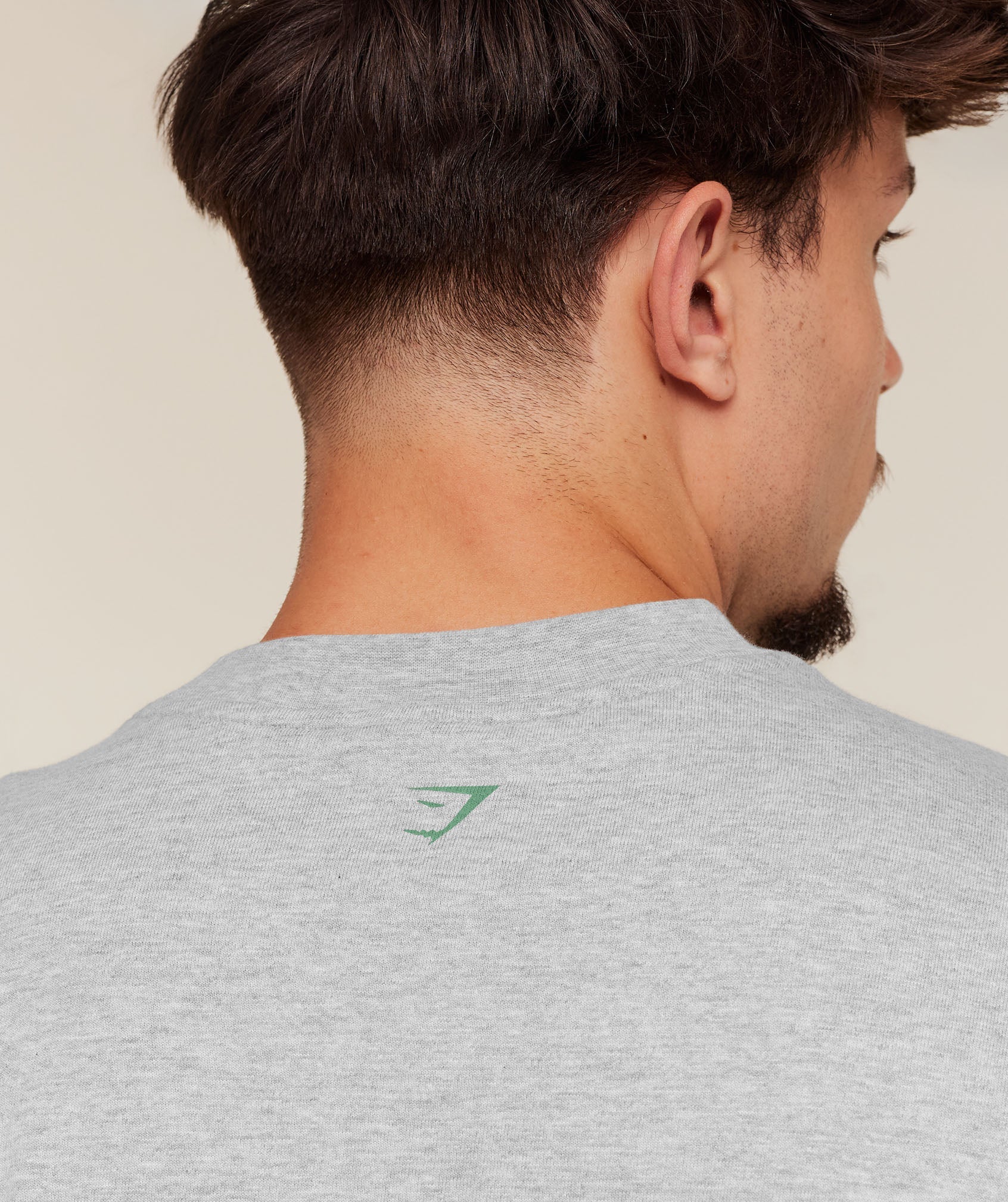 Gymshark Training Graphic T-Shirt - Light Grey Core Marl — imagem 6