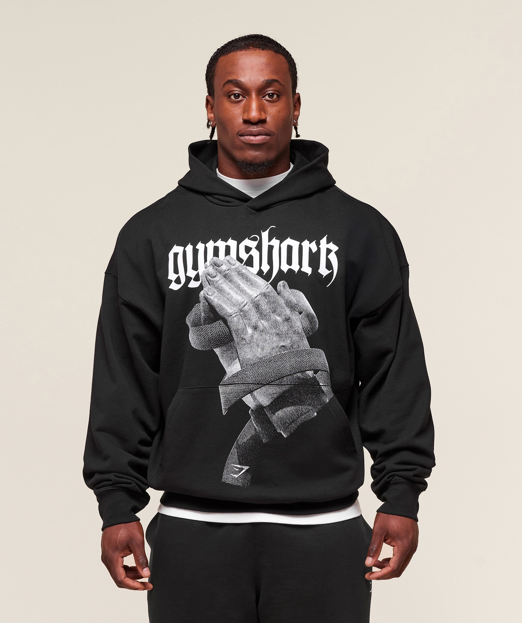 Prayer Hands Hoodie - Black — imagem 1