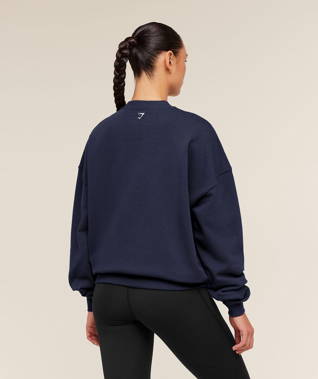 Run Club Graphic Sweatshirt - Heavy Blue — imagem 2