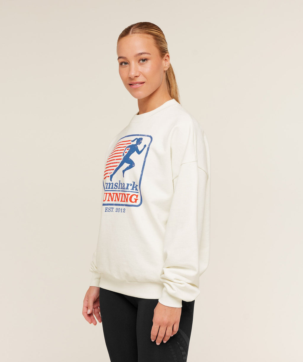 Run Club Graphic Sweatshirt - GS Soft White — imagem 3