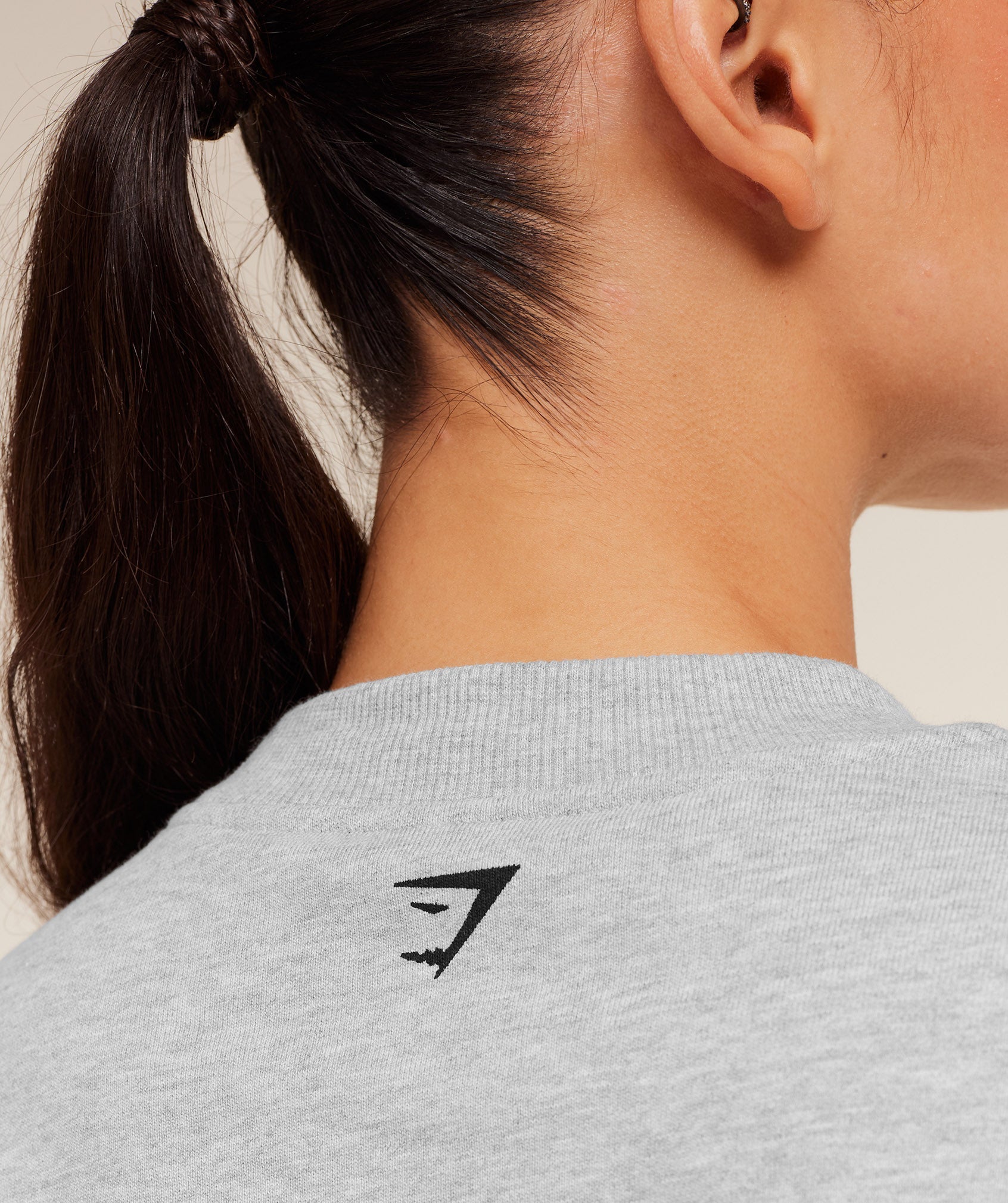 Run Club Graphic Sweatshirt - Light Grey Core Marl — imagem 6