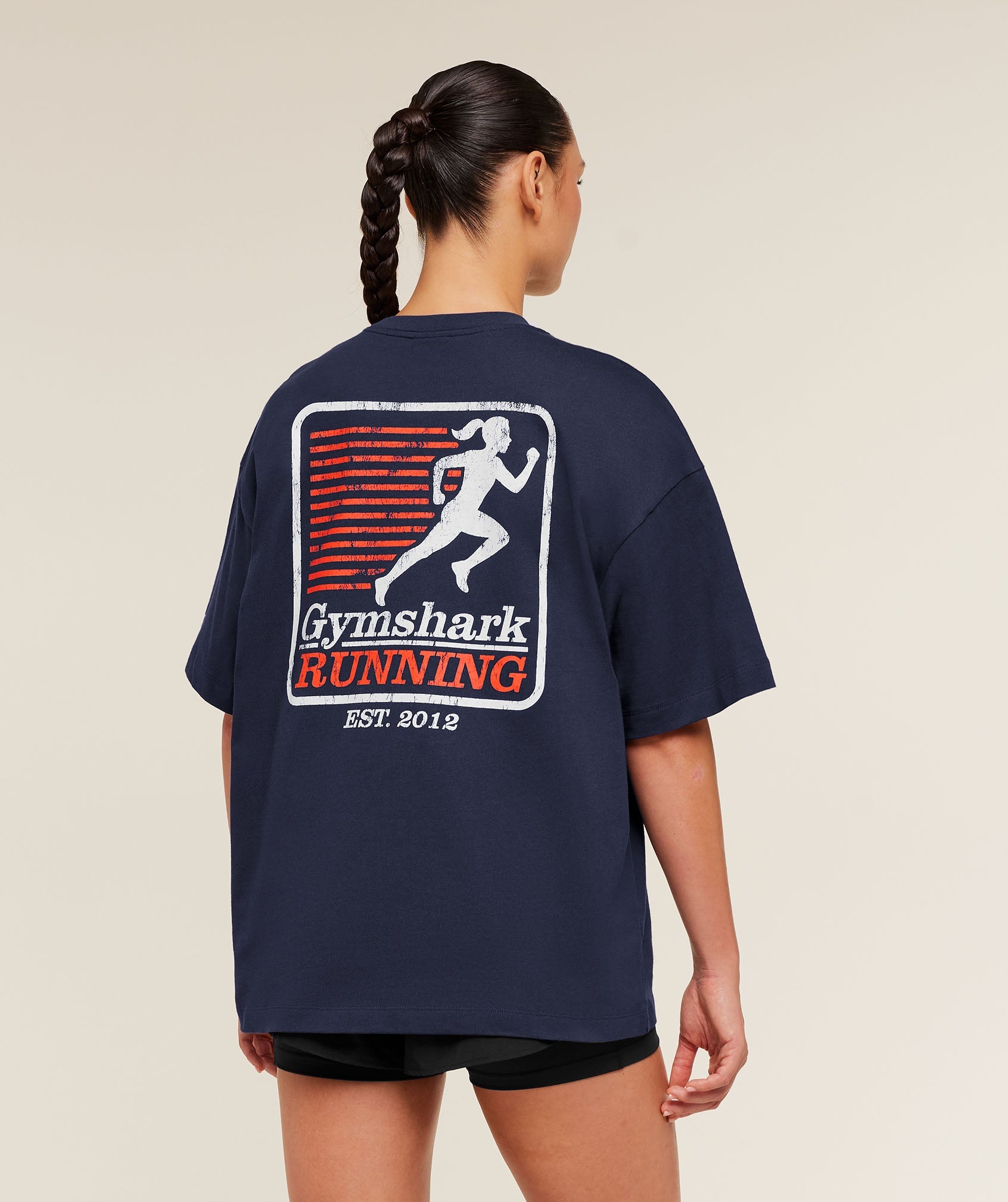 Camiseta Feminina do Gymshark Run Club Graphic