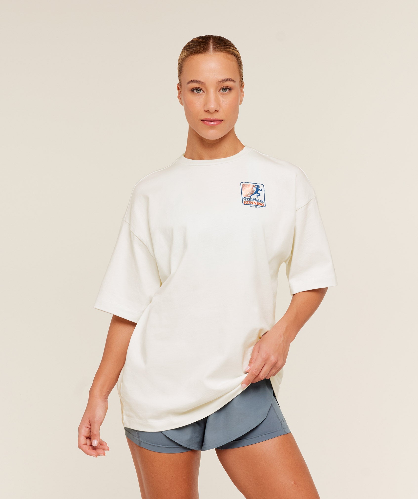 Camiseta Feminina do Gymshark Run Club Graphic