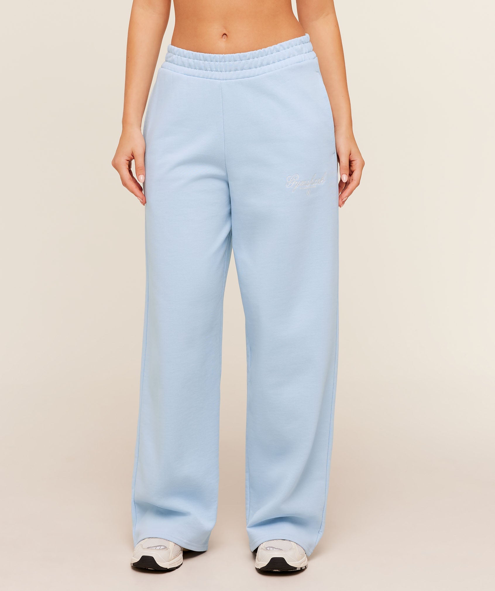 Script Embroidery Joggers - Chilled Blue — imagem 1