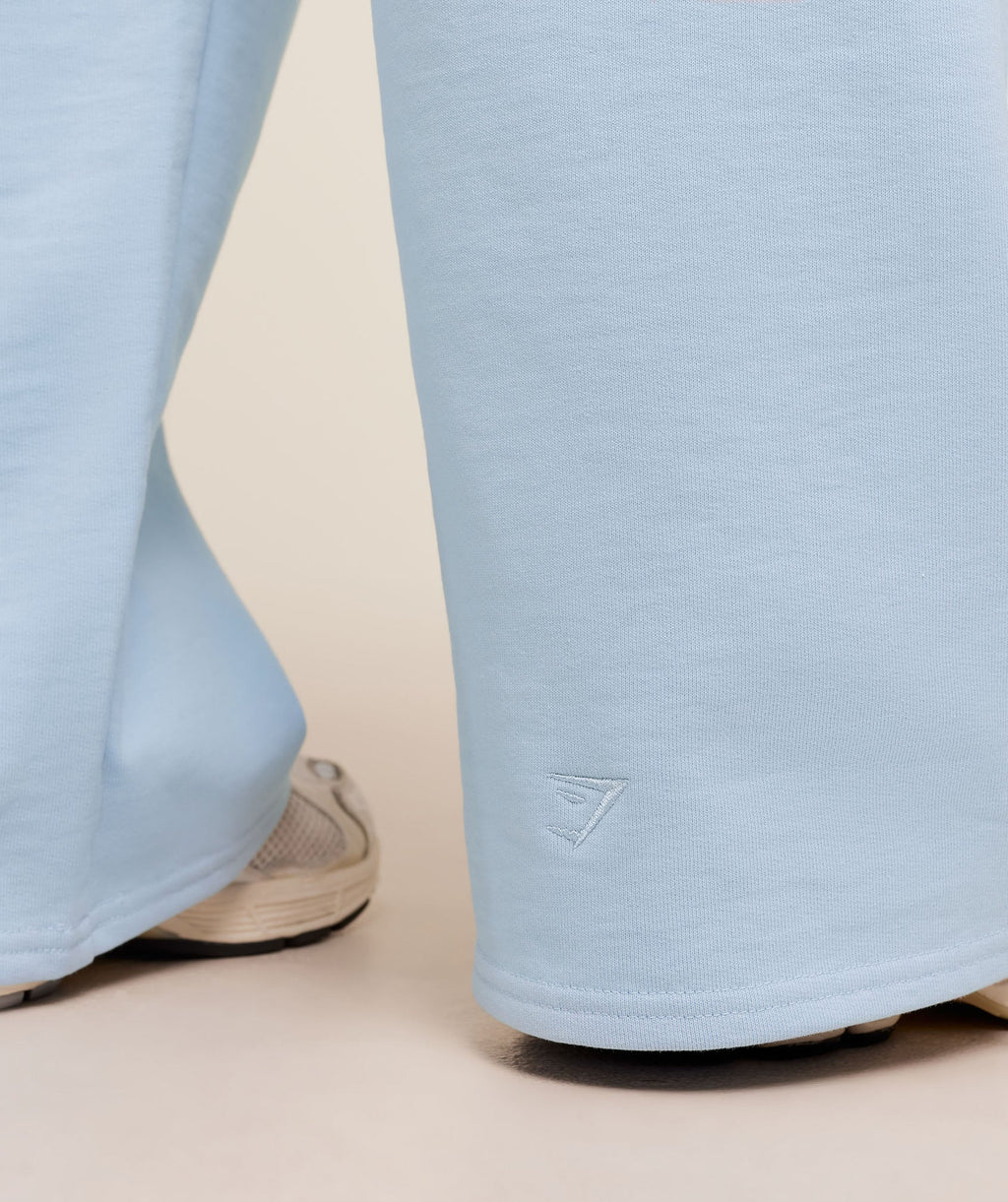 Script Embroidery Joggers - Chilled Blue — imagem 6
