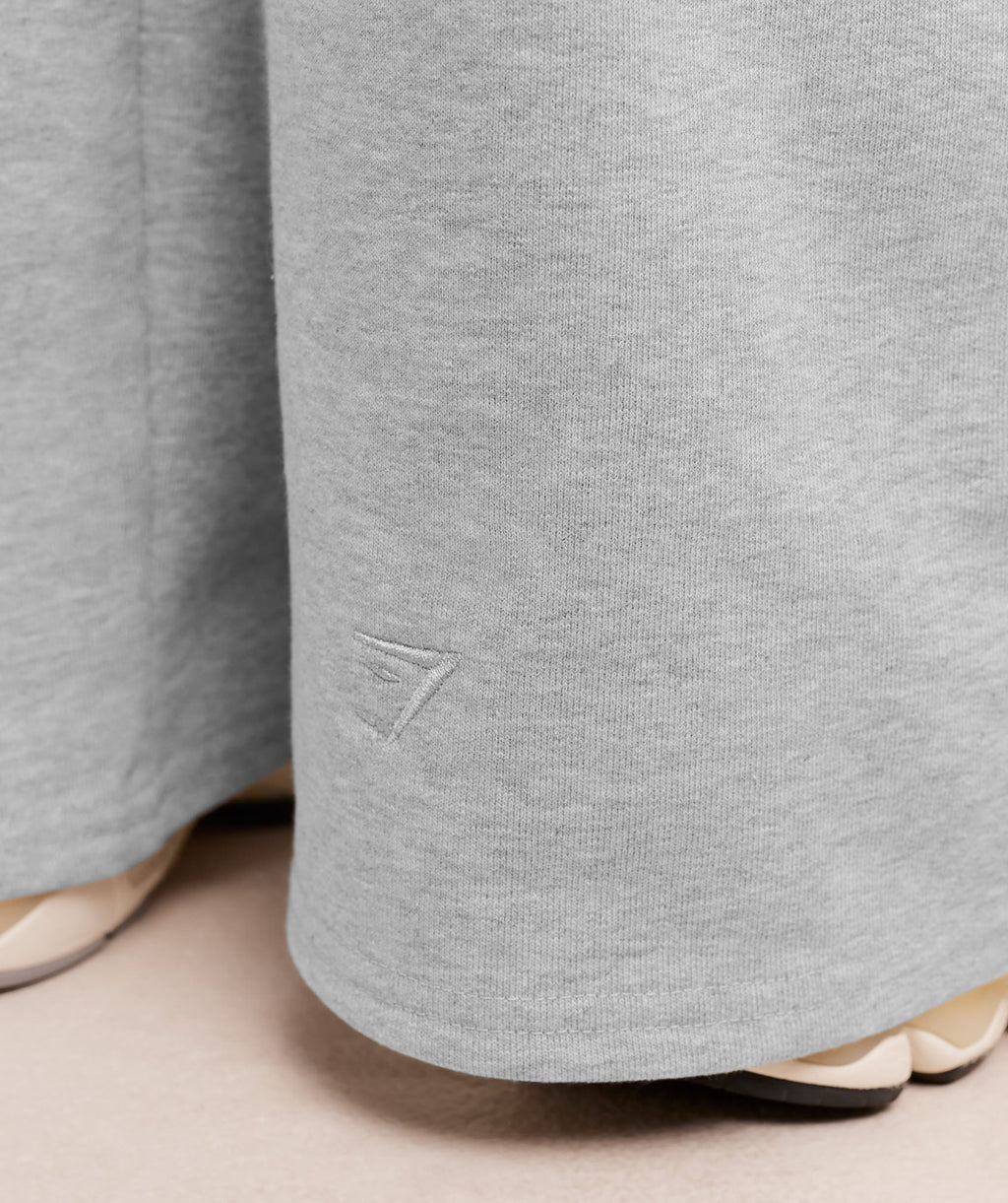 Script Embroidery Joggers - Light Grey Core Marl — imagem 6