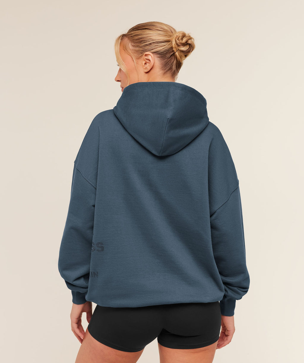 Stacked Graphic Hoodie - Stealth Blue — imagem 2