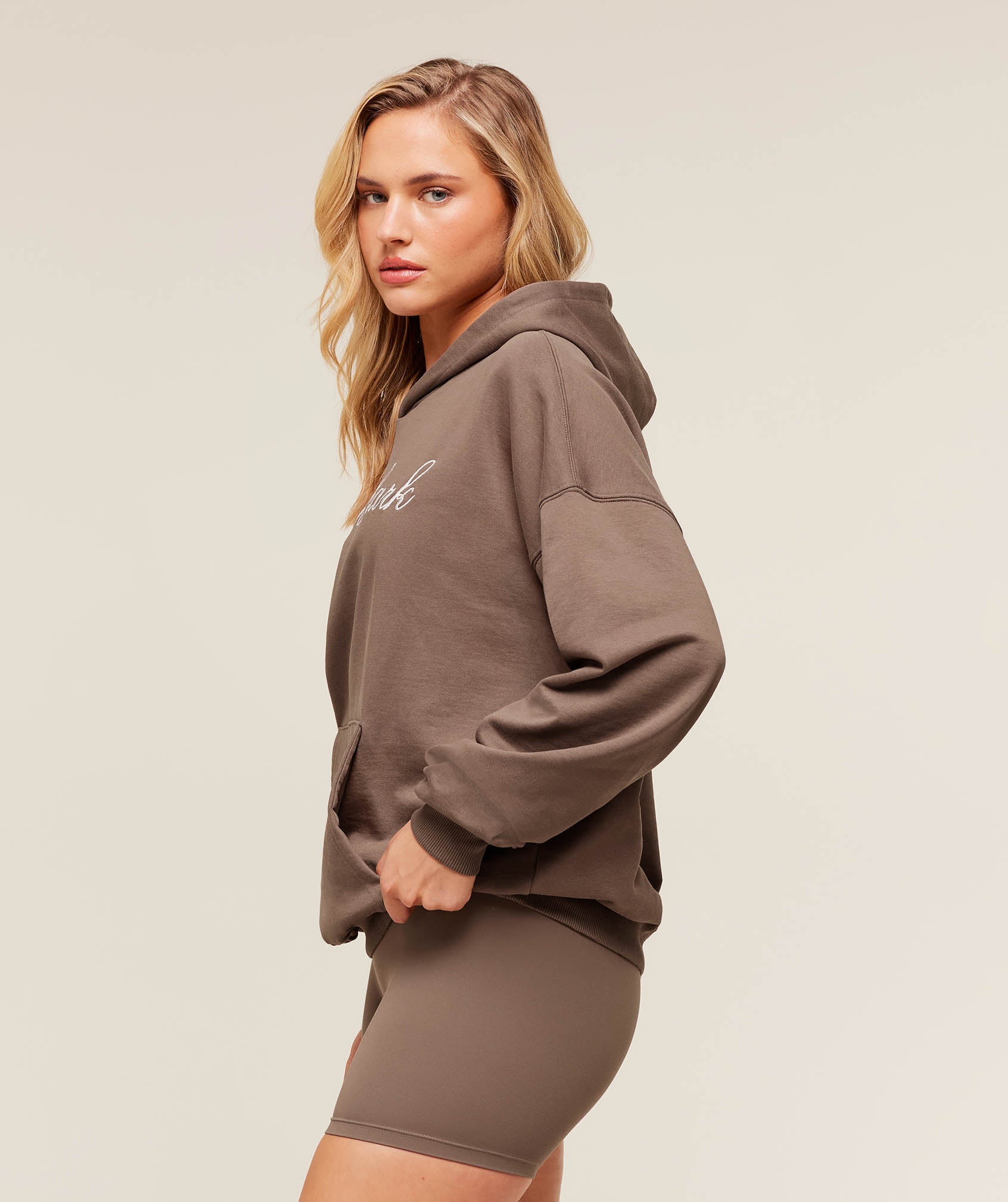 All Seasons Graphic Hoodie - Soft Brown — imagem 3