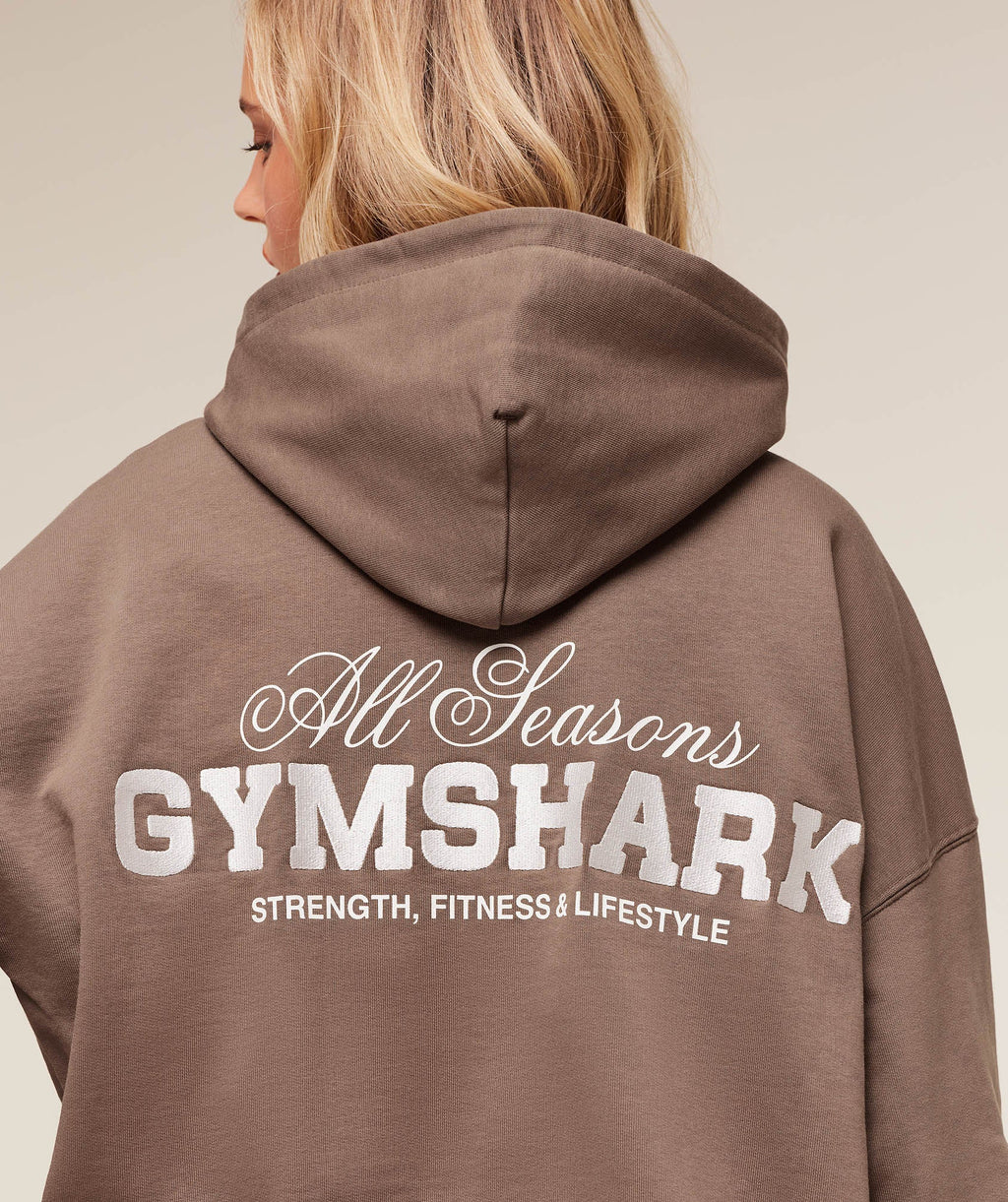 All Seasons Graphic Hoodie - Soft Brown — imagem 5