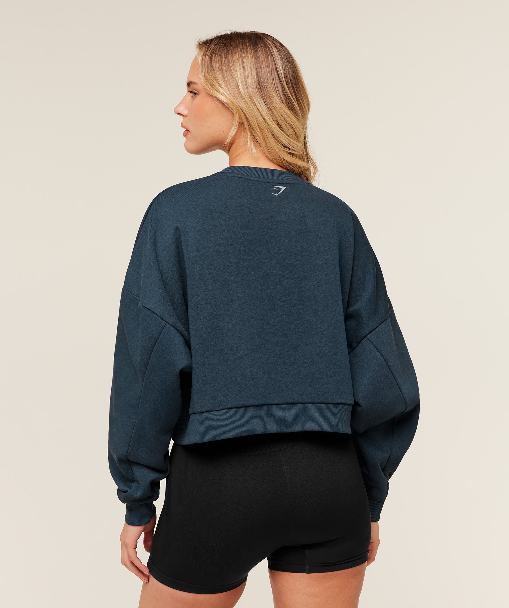 Worn Crest Graphic Sweatshirt - GS Stealth Blue — imagem 2