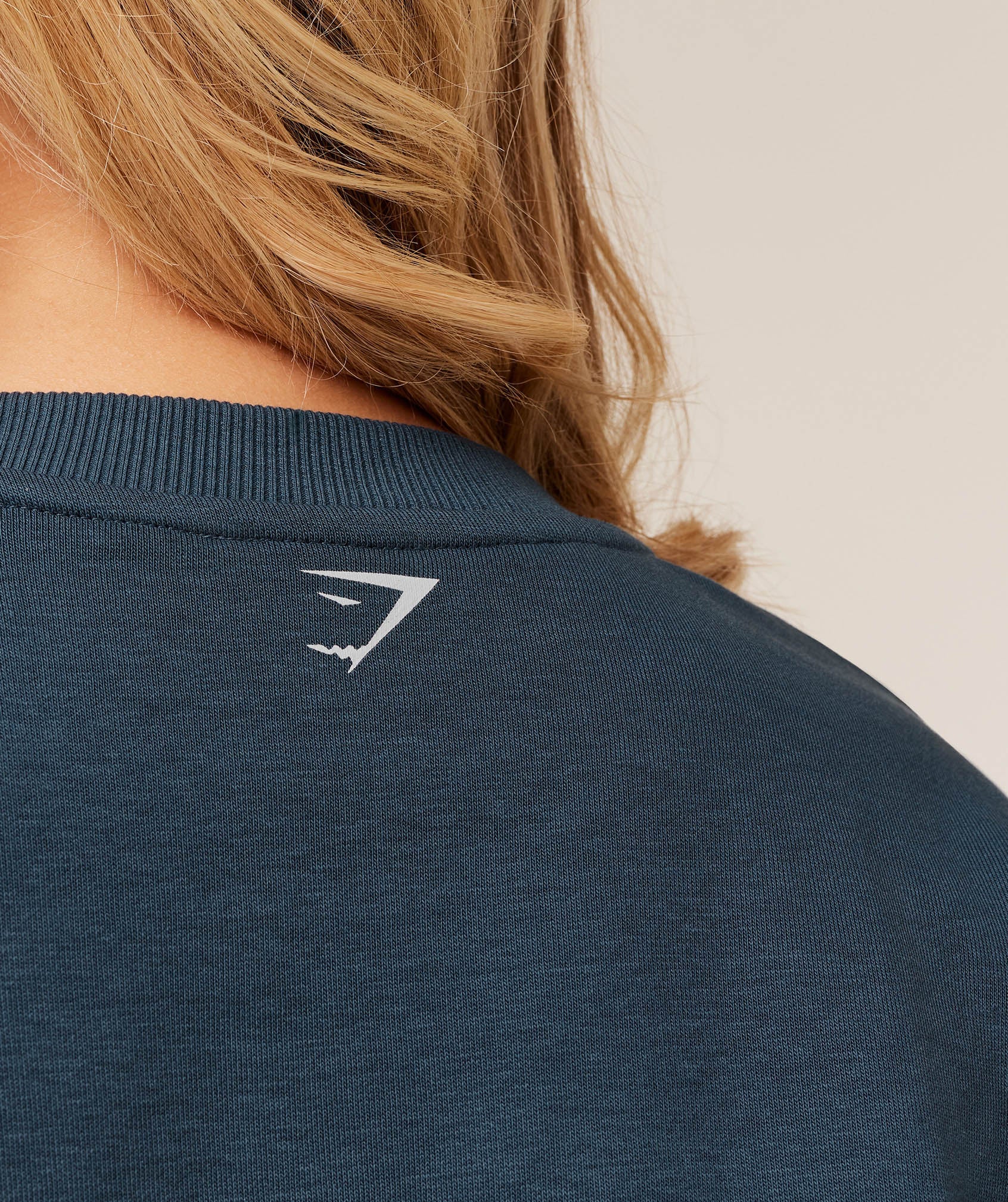 Worn Crest Graphic Sweatshirt - GS Stealth Blue — imagem 6