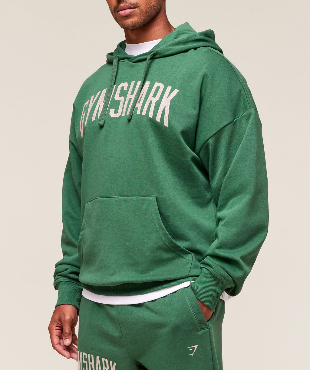 Worn Graphic Hoodie - Lift Green — imagem 3
