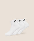 GS Jacquard Quarter Socks 3pk - White — imagem 1