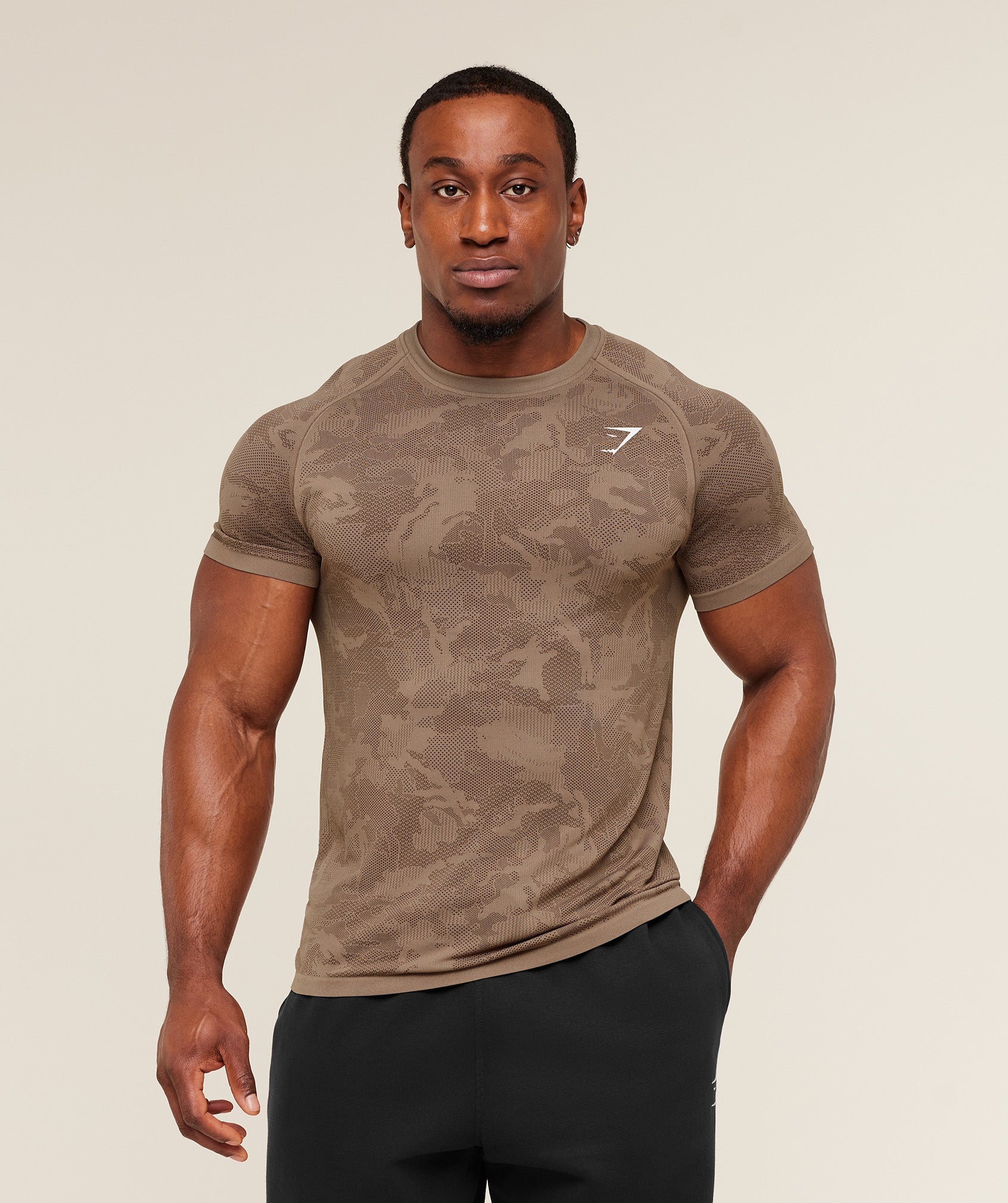 Geo Seamless T-Shirt - Lifestyle Brown /  Archive Brown — imagem 4