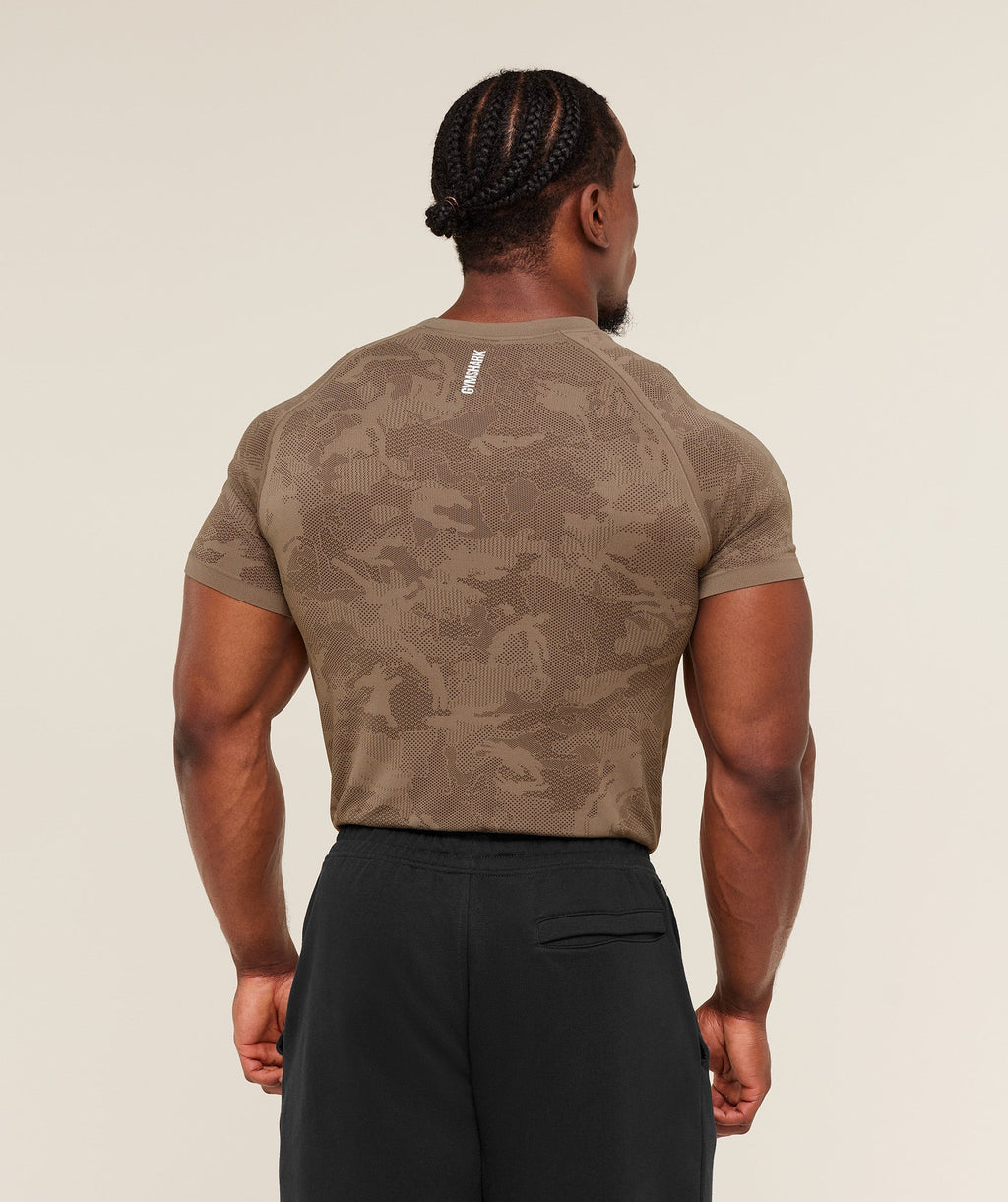 Geo Seamless T-Shirt - Lifestyle Brown /  Archive Brown — imagem 2