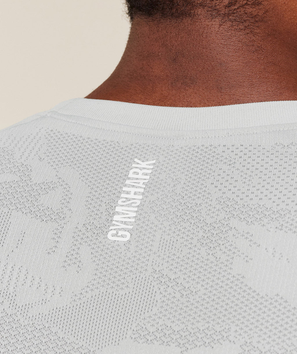 Geo Seamless T-Shirt - Light Grey/Smokey Grey — imagem 5