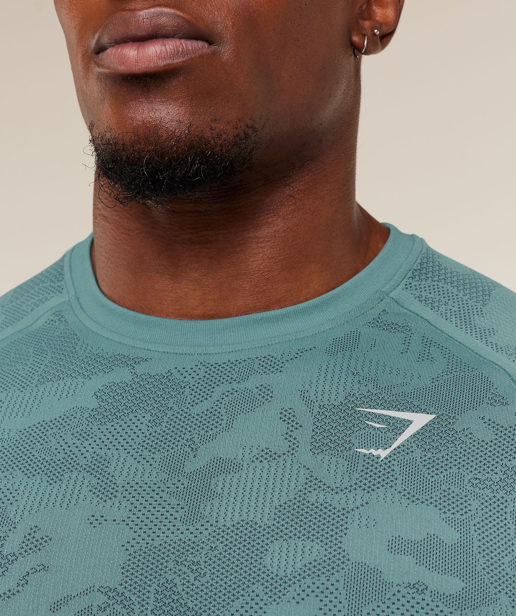 Geo Seamless T-Shirt - Storm Blue /  Stealth Blue — imagem 6