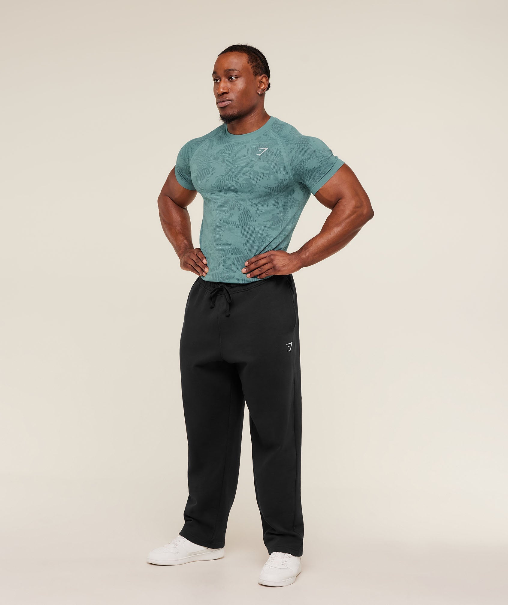Geo Seamless T-Shirt - Storm Blue /  Stealth Blue — imagem 4