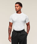 Geo Seamless T-Shirt - White/Light Grey — imagem 1