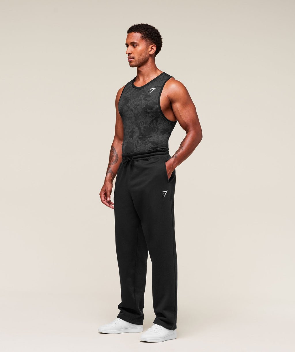 Geo Seamless Tank - Black/Charcoal Grey — imagem 4