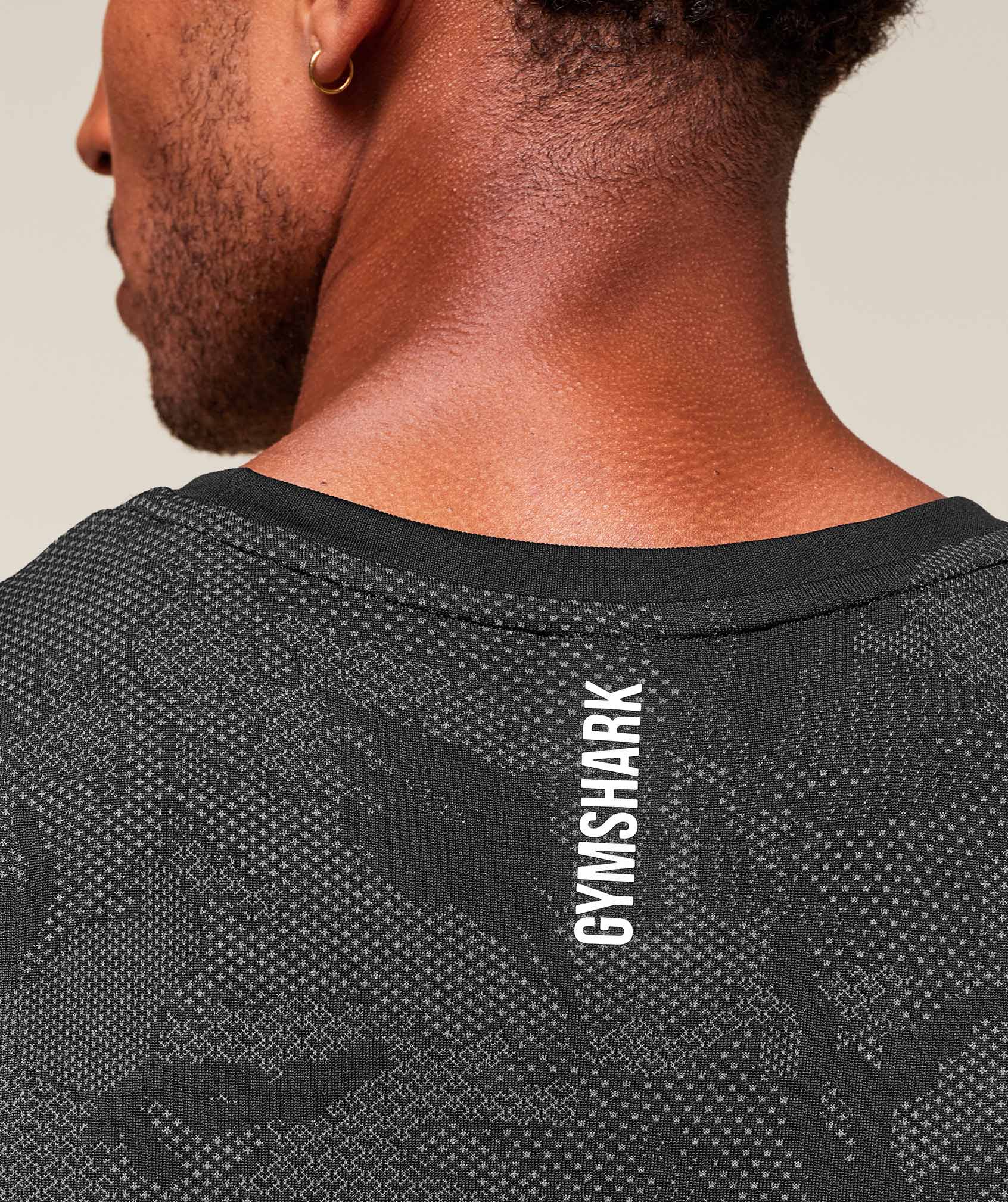 Geo Seamless Tank - Black/Charcoal Grey — imagem 6