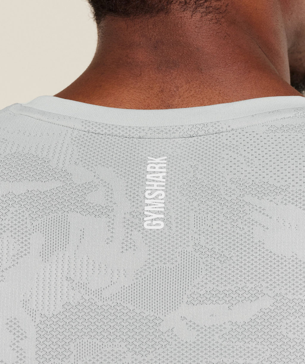 Geo Seamless Tank - Light Grey/Smokey Grey — imagem 5
