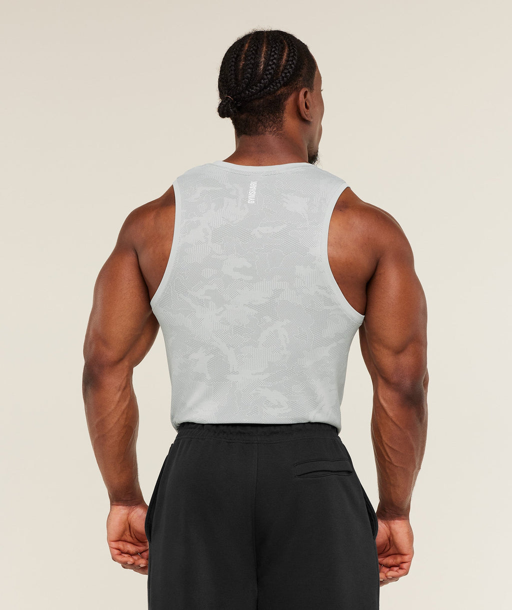 Geo Seamless Tank - Light Grey/Smokey Grey — imagem 2