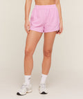 Gingham Shorts - Focus Pink/Soft White — imagem 1