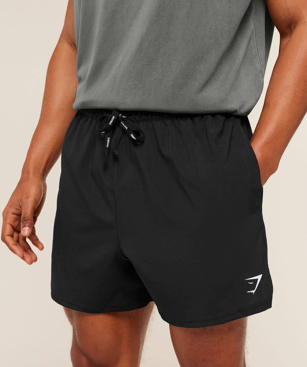 Train 5" Shorts - Black — imagem 5