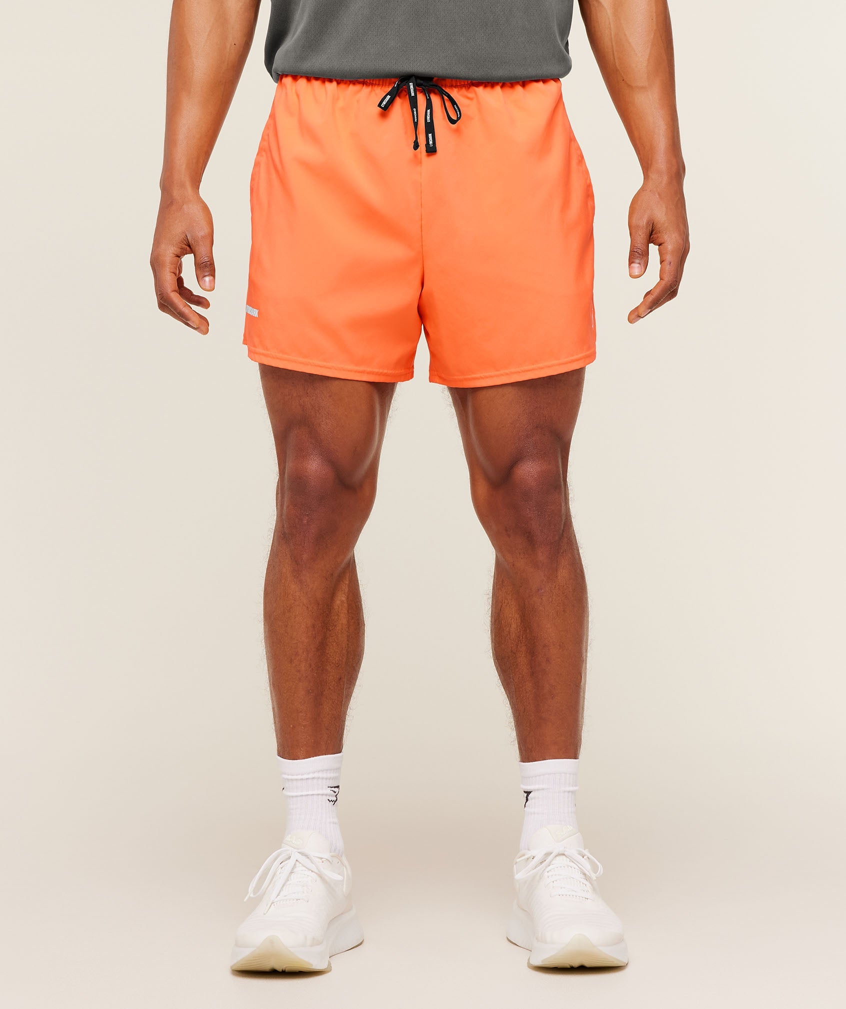 Train 5" Shorts - Dayglow Peach — imagem 3