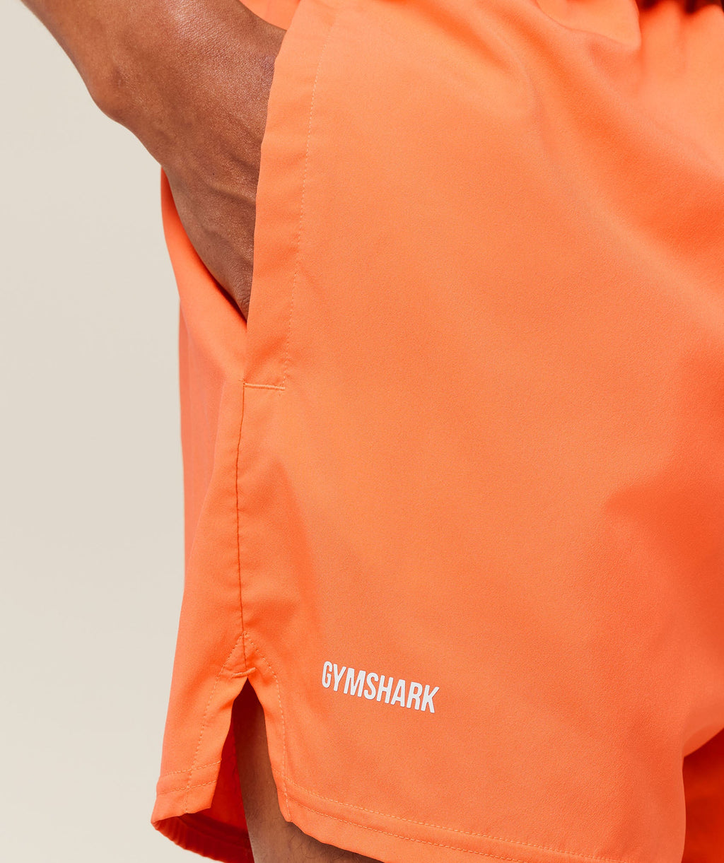 Train 5" Shorts - Dayglow Peach — imagem 6