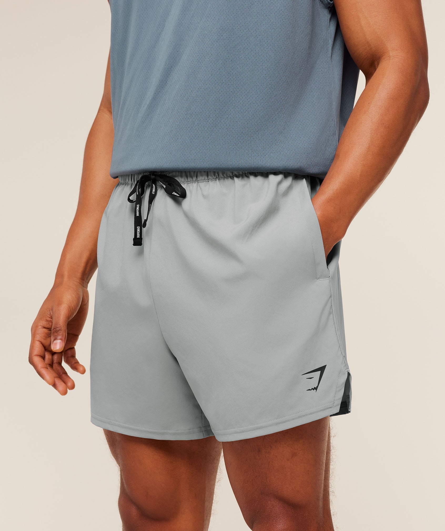 Train 5" Shorts - Smokey Grey — imagem 5
