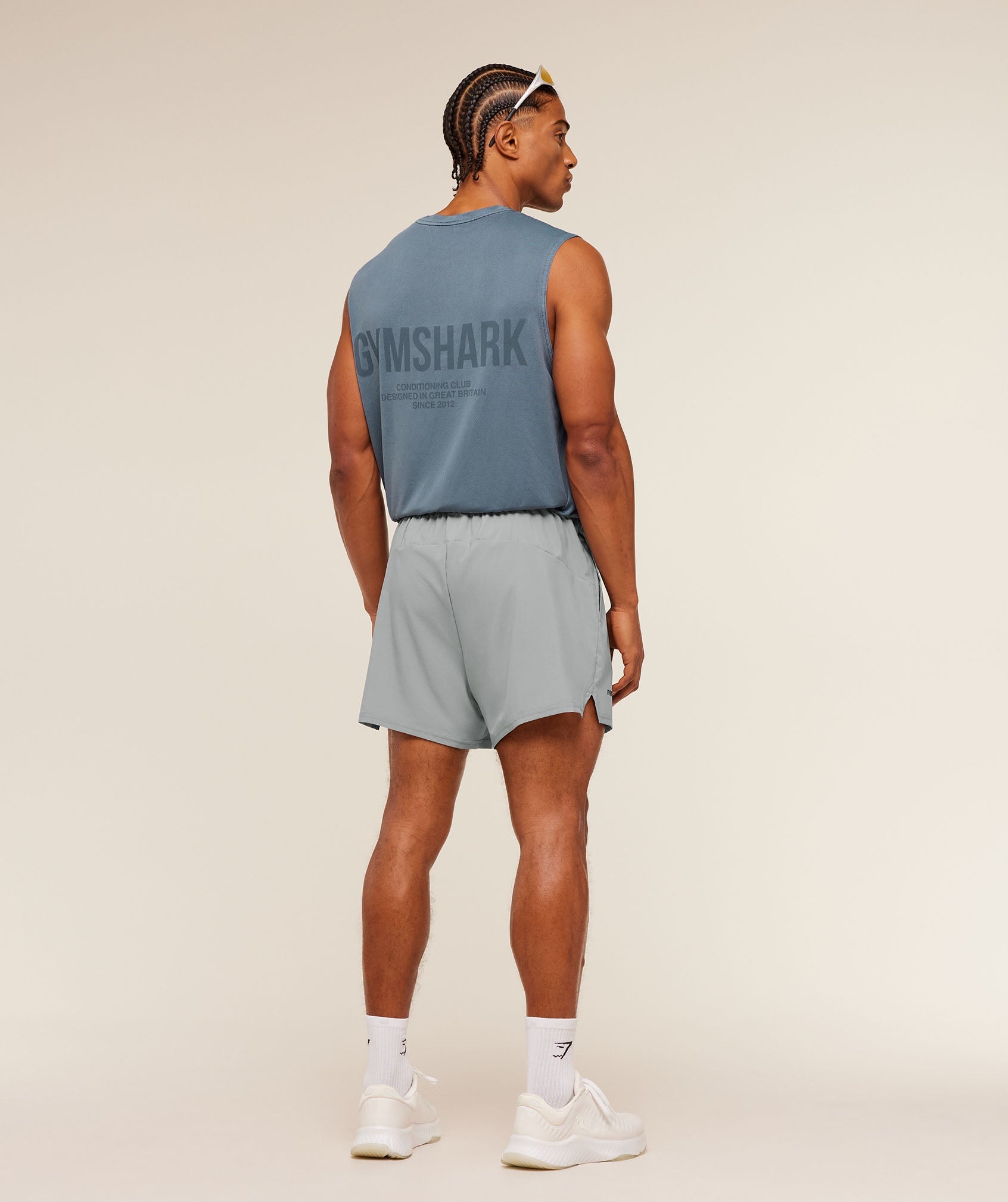 Train 5" Shorts - Smokey Grey — imagem 4