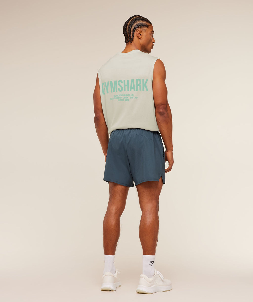 Train 5" Shorts - Stealth Blue — imagem 4