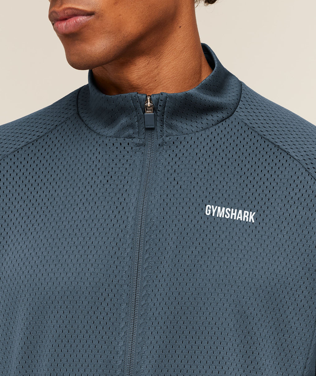 Train Zip Through Jacket - Stealth Blue — imagem 5