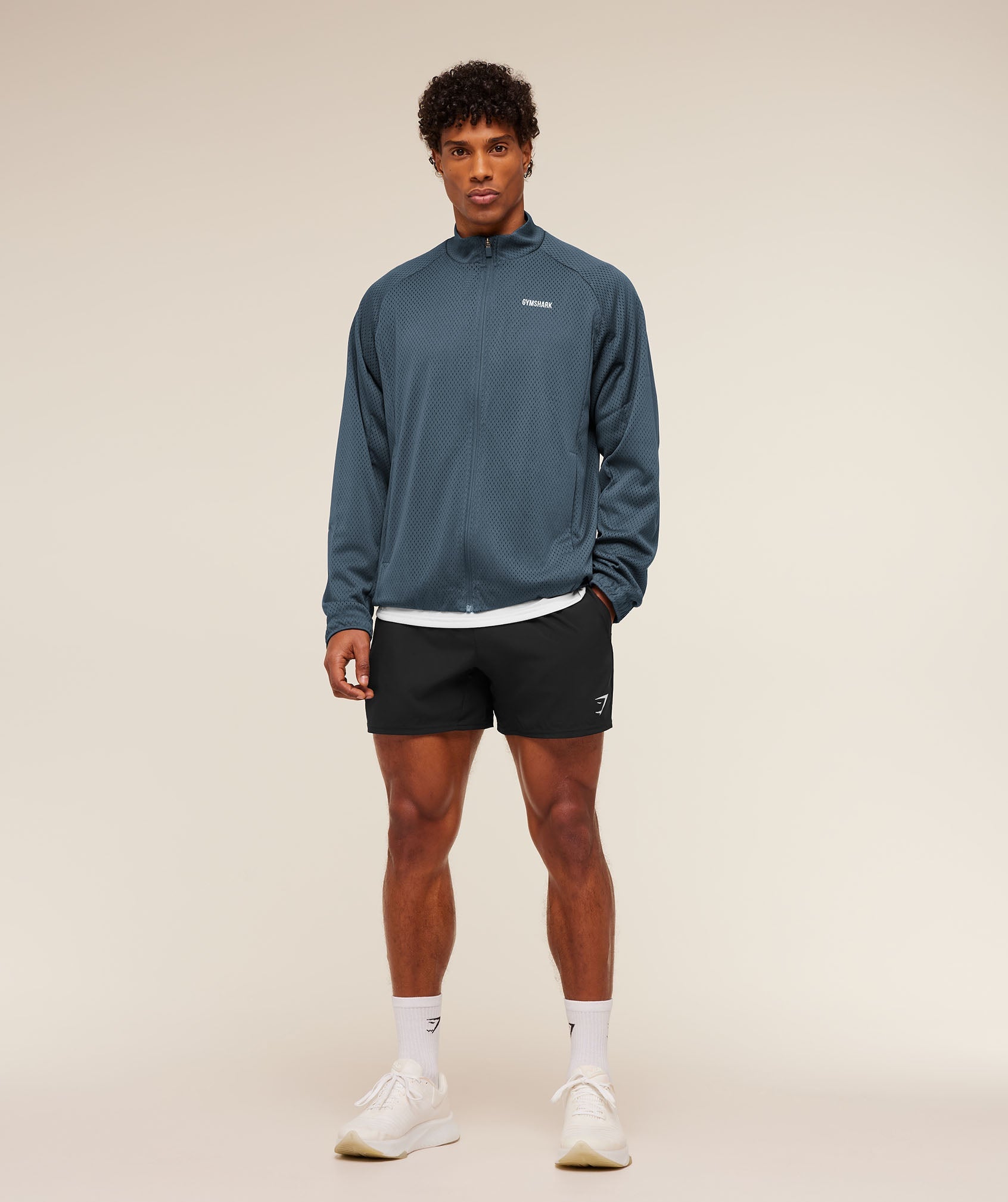 Train Zip Through Jacket - Stealth Blue — imagem 4