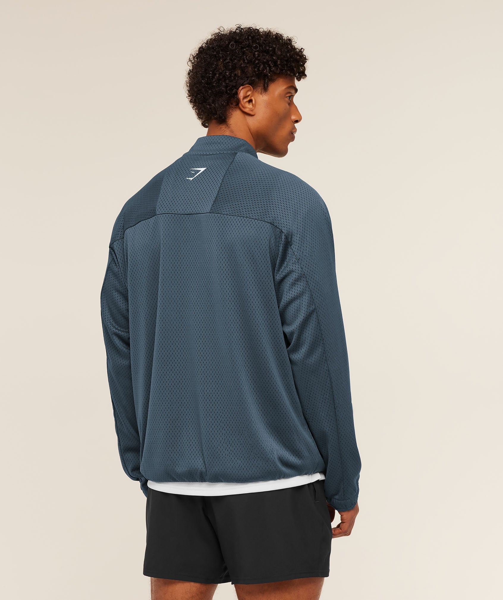 Train Zip Through Jacket - Stealth Blue — imagem 2
