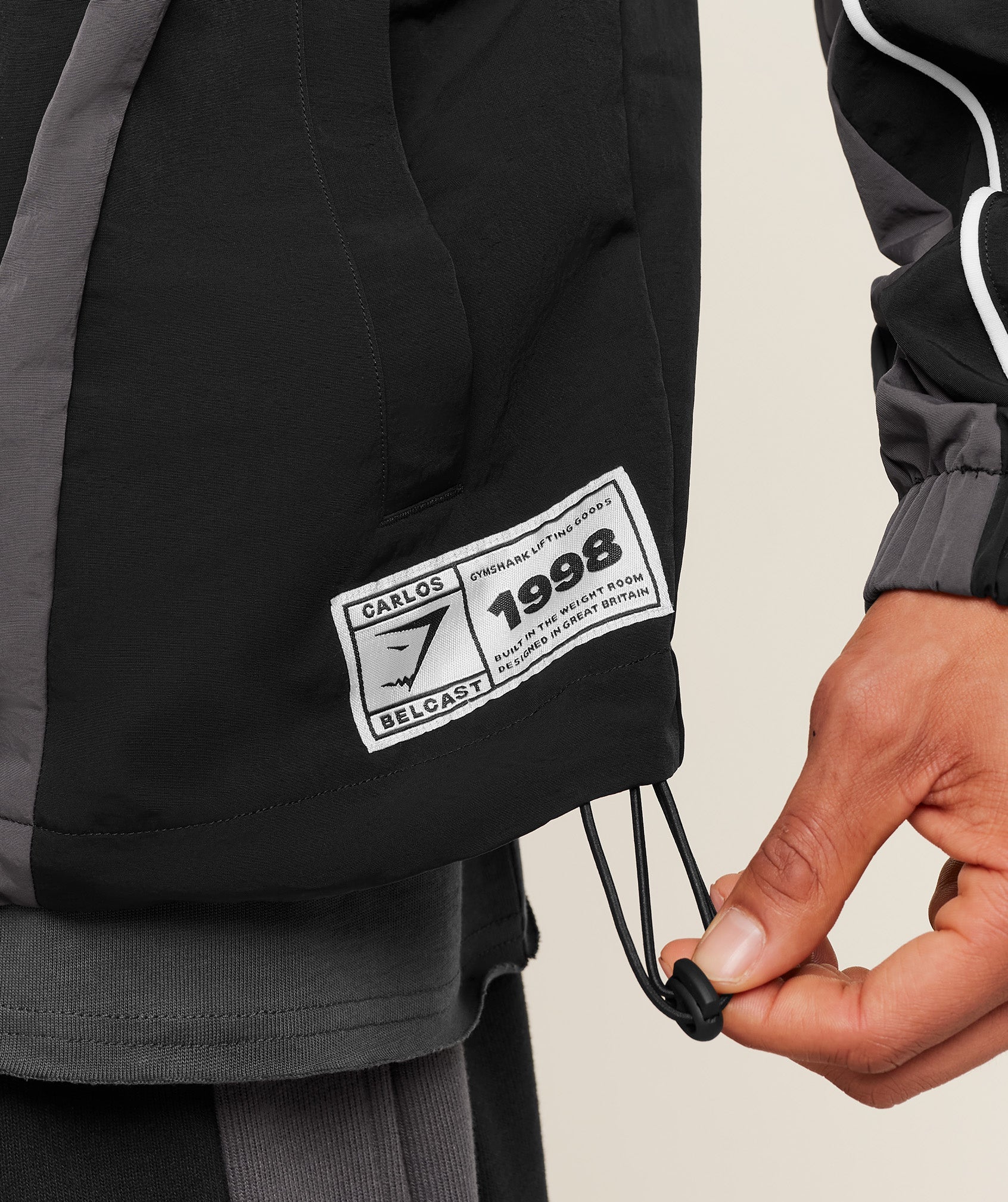 Gymshark x Carlos Belcast Track Jacket - GS Black — imagem 7