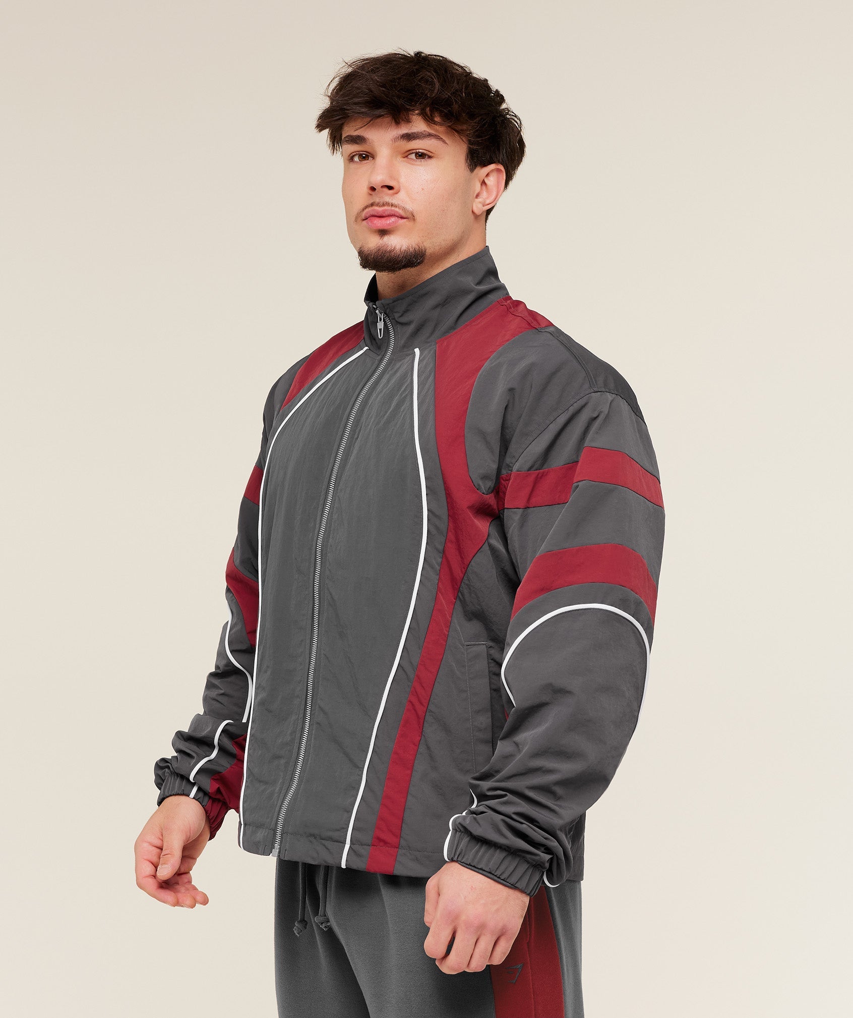 Gymshark x Carlos Belcast Track Jacket - Grey — imagem 4